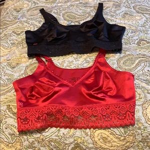 Ruby Ribbon Lace Demiette bras size 34